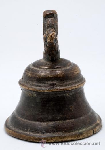 Antig&uuml;edades: Campana bronce S XVIII - Foto 3