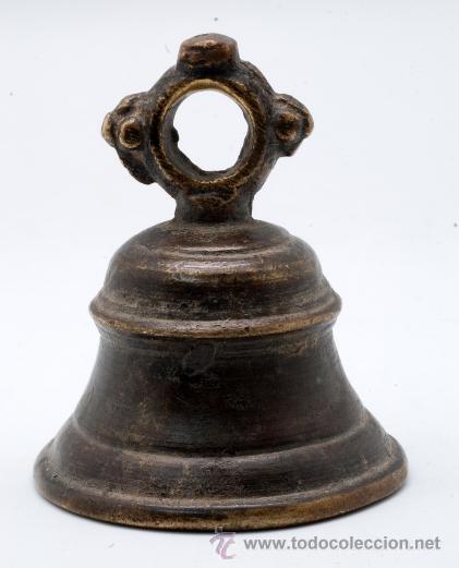 Antig&uuml;edades: Campana bronce S XVIII - Foto 4