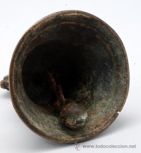 Antig&uuml;edades: Campana bronce S XVIII - Foto 6