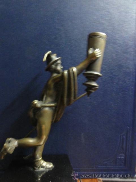 Antig&uuml;edades: bronce peque&ntilde;o Mercurio - Foto 2