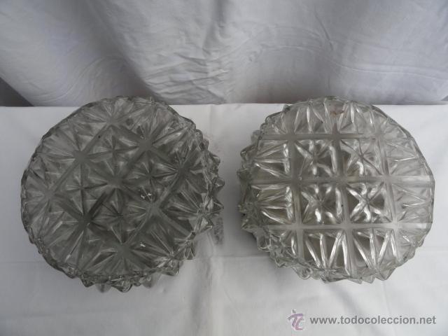 Antig&uuml;edades: LOTE DE 2  LAMPARAS - GLOBOS DE TECHO. - Foto 2