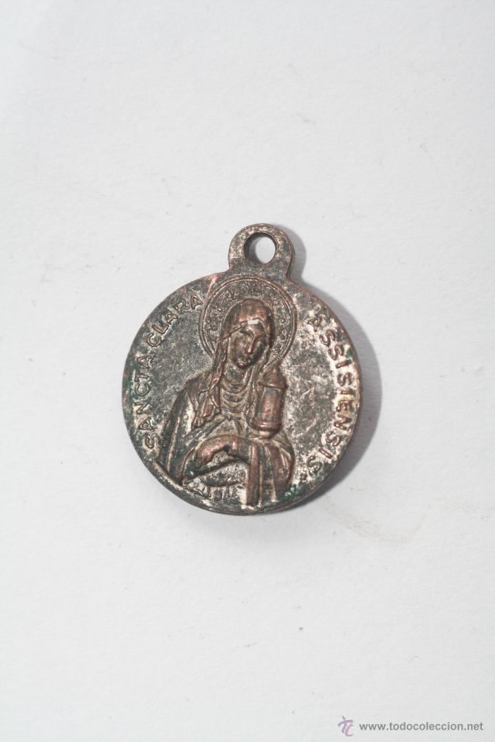 Antig&uuml;edades: ANTIGUA MEDALLA  SAN FRANCISCO DE ASIS - Foto 2