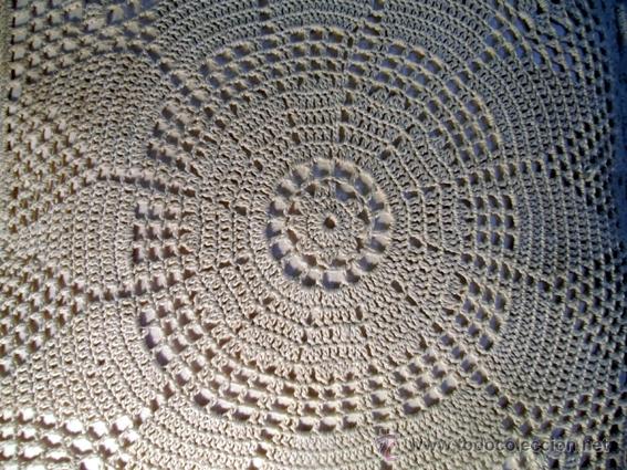 Antig&uuml;edades: 3 coj&iacute;nes antiguo de crochet - Foto 3