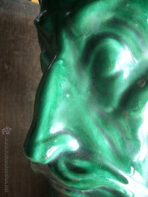 Antig&uuml;edades: Jarra de cer&aacute;mica tema Quijote. - Foto 2