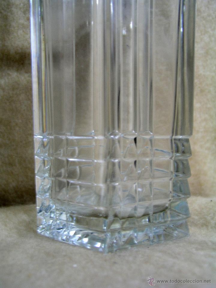 Antig&uuml;edades: JARRON CRISTAL CUADRADO - Foto 3