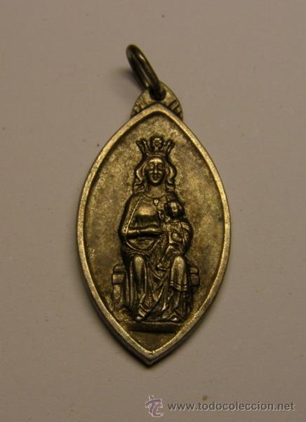Antig&uuml;edades: Medalla religiosa de la Virgen. N&ordm; 12 - Foto 1