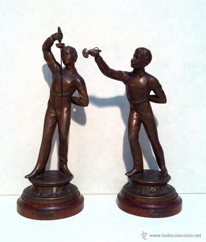Antig&uuml;edades: DUELLISTES FIRMADO HERING - Foto 1