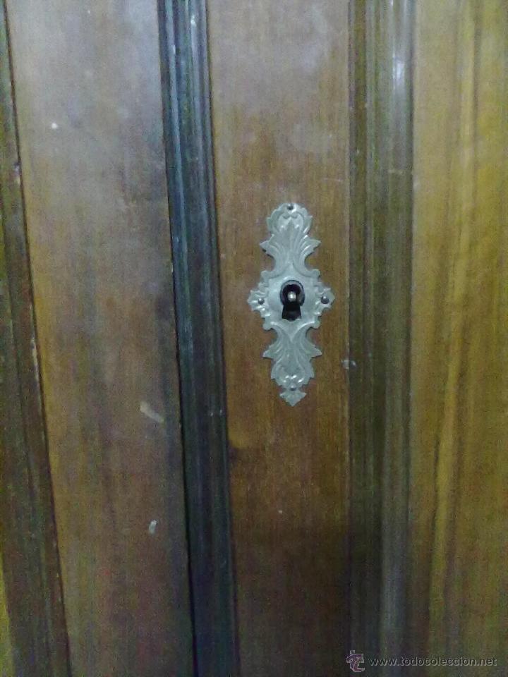 Antig&uuml;edades: ARMARIO CAOBA PARA RESTAURAR - Foto 7
