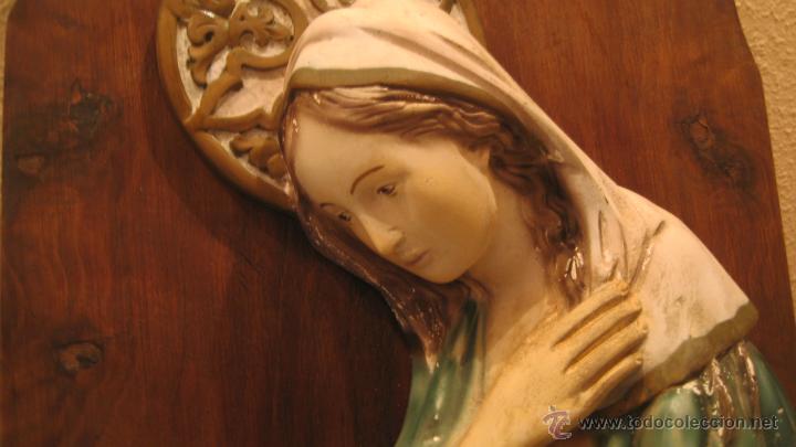 Antig&uuml;edades: FIGURA DE LA VIRGEN MARIA - Foto 2