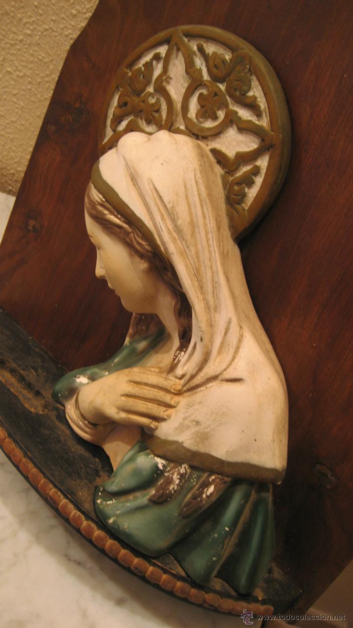 Antig&uuml;edades: FIGURA DE LA VIRGEN MARIA - Foto 4
