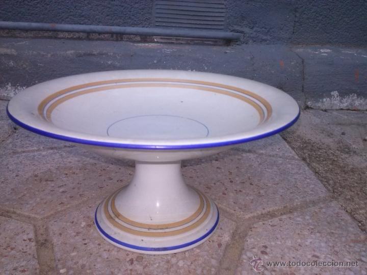 Antig&uuml;edades: centro de mesa, sellado, opaque sarreguemines - Foto 1