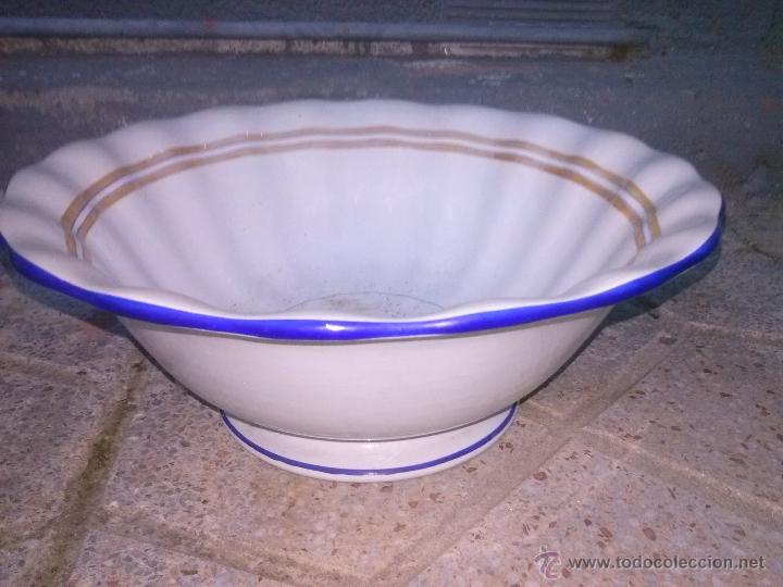 Antig&uuml;edades: ensaladera, sellada, opaque sarreguemines - Foto 1