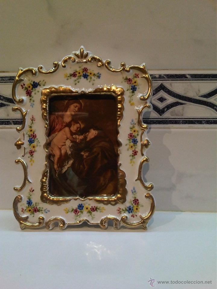 Antig&uuml;edades: Marco en porcelana - Foto 1