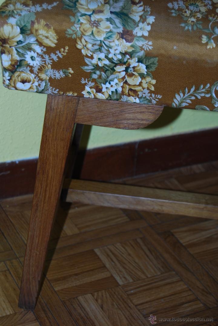 Antig&uuml;edades: ANTIGUO TABURETE DE MADERA - ASIENTO - PIANO - Foto 6