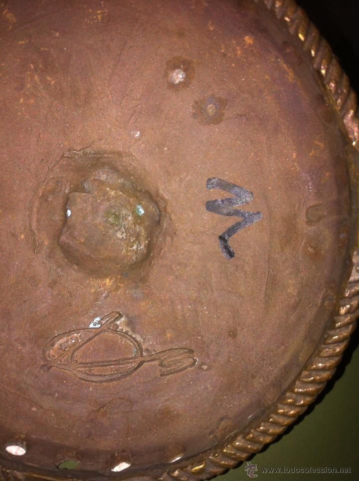 Antig&uuml;edades: JARRON de BRONCE Y PORCELANA CRAQUELADA - Foto 6
