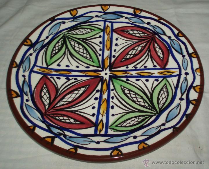 Antig&uuml;edades: plato de ceramica La Bisbal - Foto 1