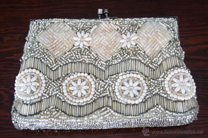 Antig&uuml;edades: Bolso decorado con cristales - Foto 2
