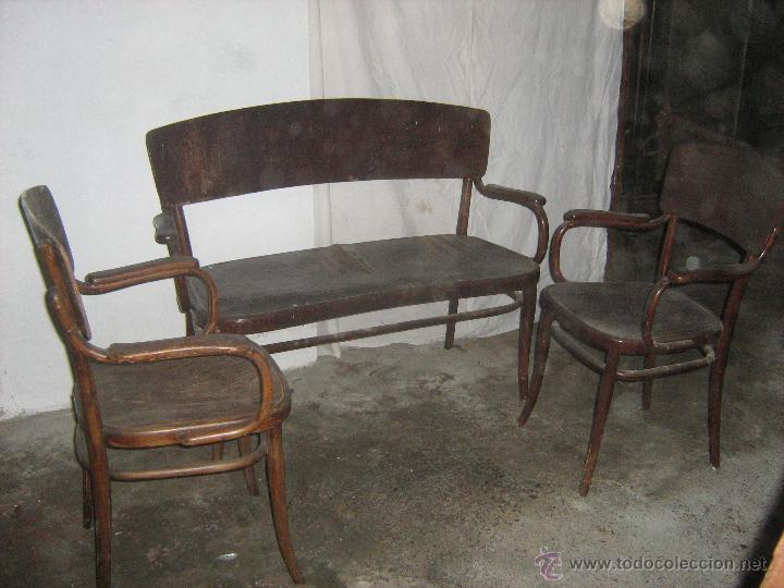 Antig&uuml;edades: Tresillo tipo tonet. - Foto 2