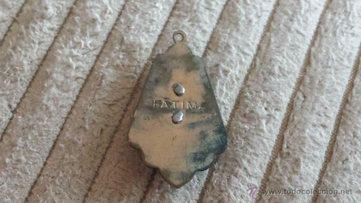 Antig&uuml;edades: ANTIGUA MEDALLA RELIGIOSA FATIMA - Foto 2