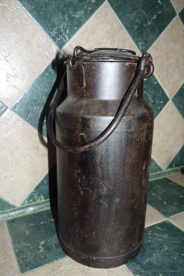 Antig&uuml;edades: LECHERA DE HIERRO MUY ANTIGUA - Foto 5