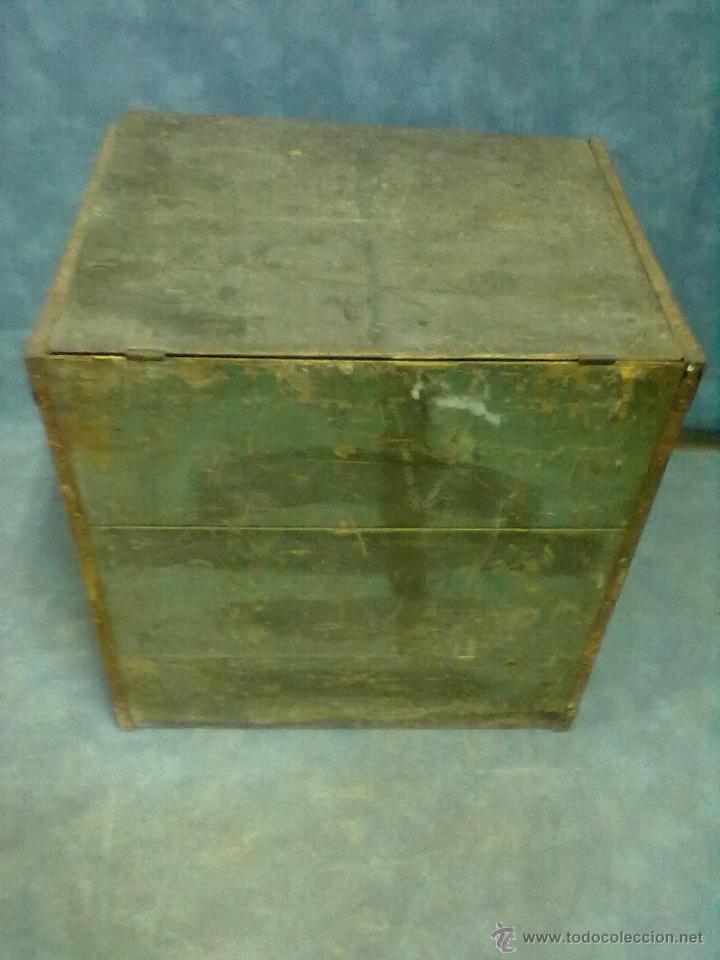 Antig&uuml;edades: ARCON BAUL COFRE &iquest;FERROVIARIO? PARA RESTAURAR - Foto 3