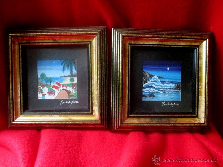 Antig&uuml;edades: 2 CUADROS EN MINIATURA