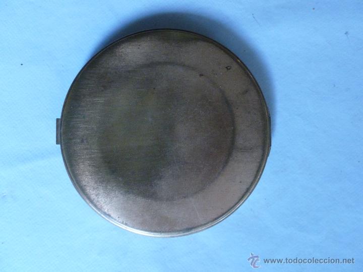 Antig&uuml;edades: POLVERA METAL. 10 CM. DIAMET. - Foto 2