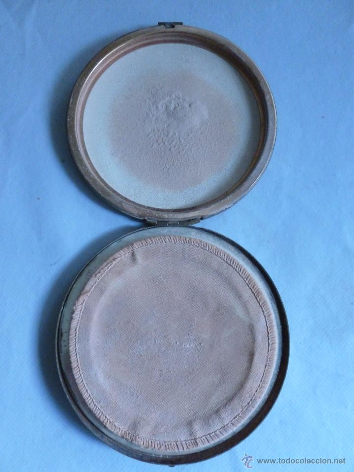 Antig&uuml;edades: POLVERA METAL. 10 CM. DIAMET. - Foto 3