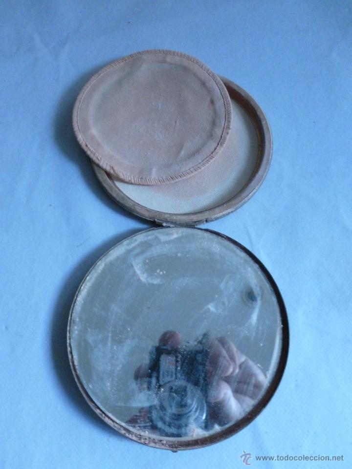 Antig&uuml;edades: POLVERA METAL. 10 CM. DIAMET. - Foto 4