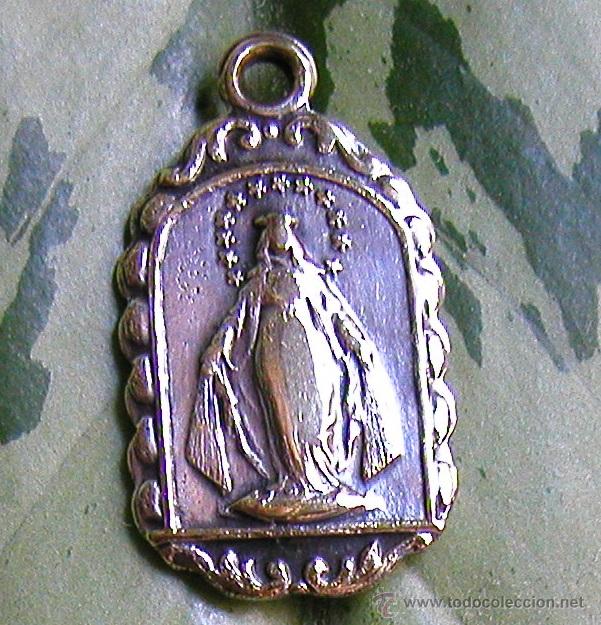 antigua medalla de la virgen maría de la medall - Acquista Medaglie  religiose antiche su todocoleccion
