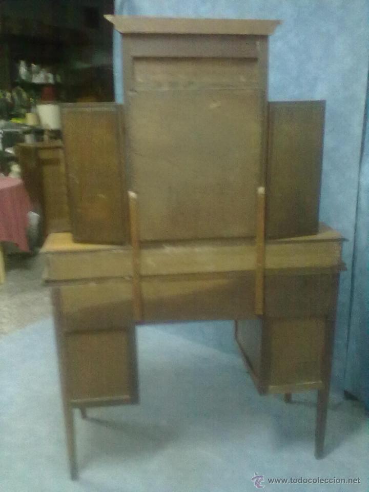Antig&uuml;edades: TOCADOR DE ROBLE RESTAURADO - Foto 6