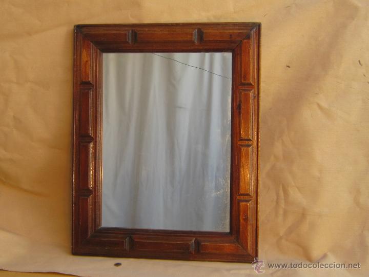 Antig&uuml;edades: ESPEJO EN MADERA - Foto 1