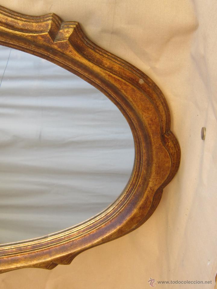 Antig&uuml;edades: ESPEJO GRANDE EN MADERA - Foto 3