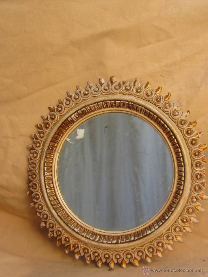 Antig&uuml;edades: ESPEJO EN MADERA - Foto 2
