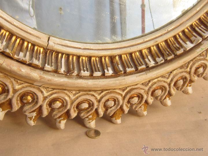 Antig&uuml;edades: ESPEJO EN MADERA - Foto 3