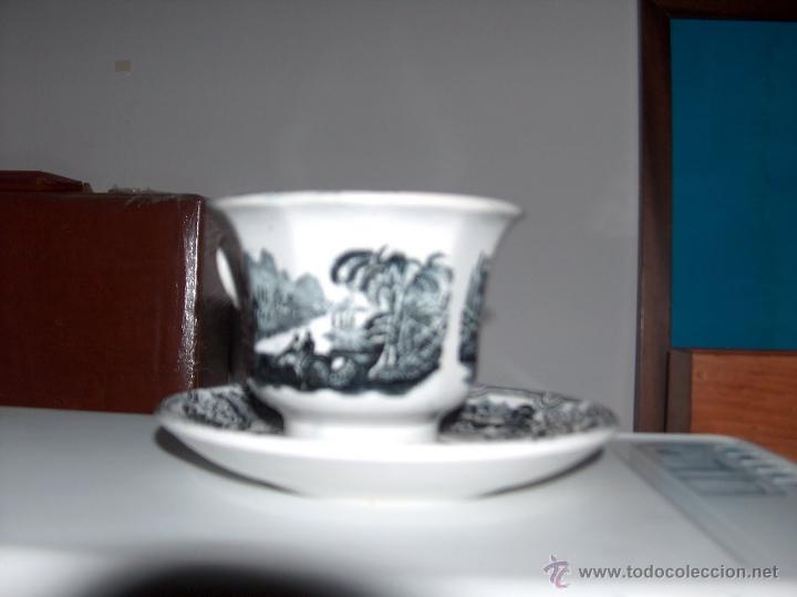 Antig&uuml;edades: TAZA DE TE CON PLATO - Foto 1