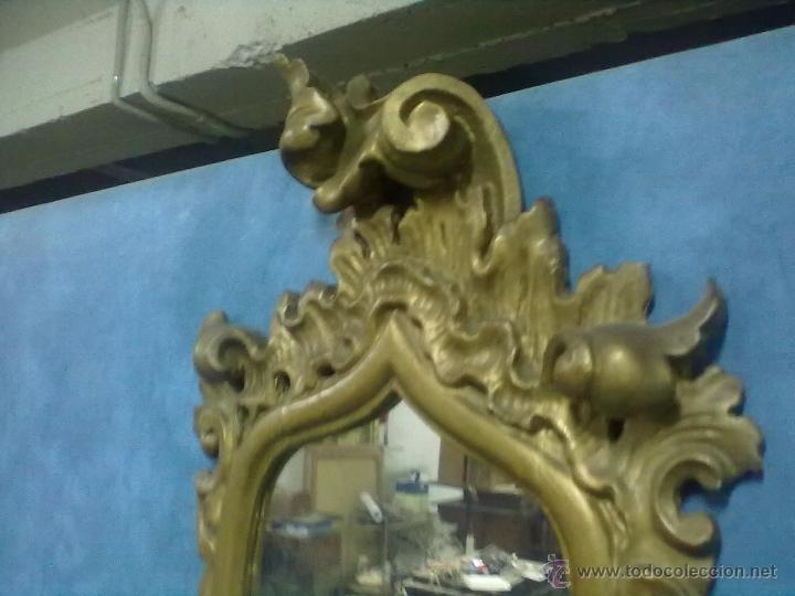 Antig&uuml;edades: APLIQUE CORNUCOPIA ESPEJO - Foto 2