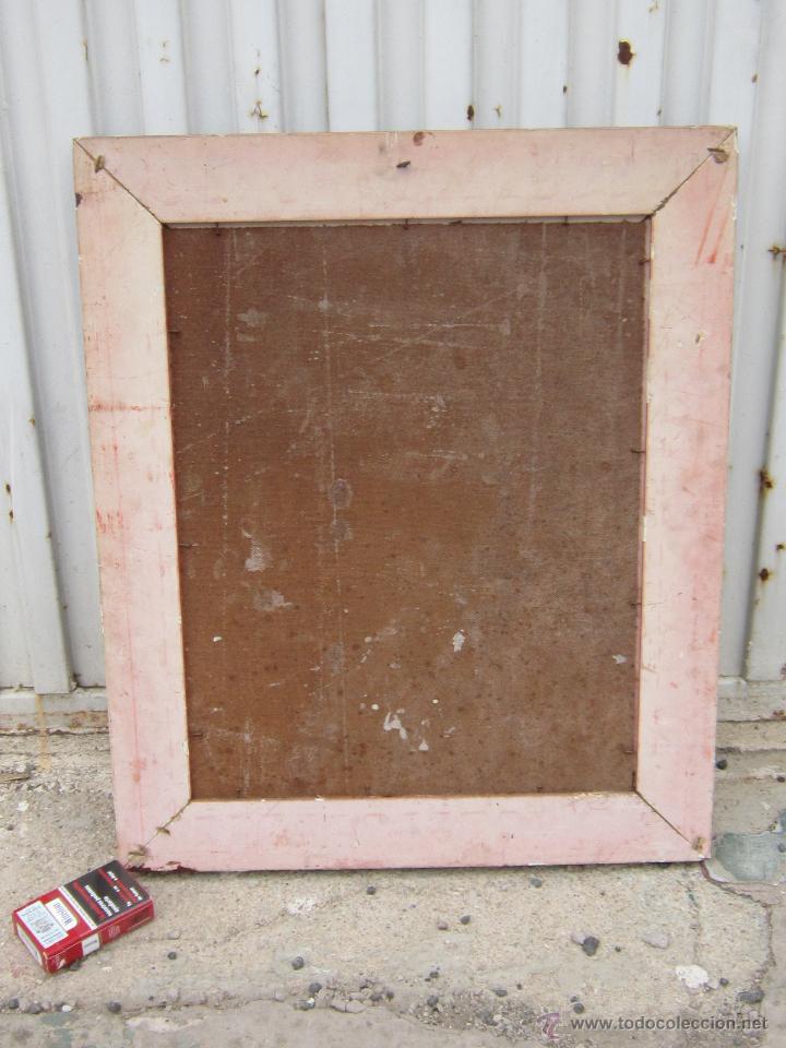 Antig&uuml;edades: MARCO EN MADERA CON LAMINA - Foto 2