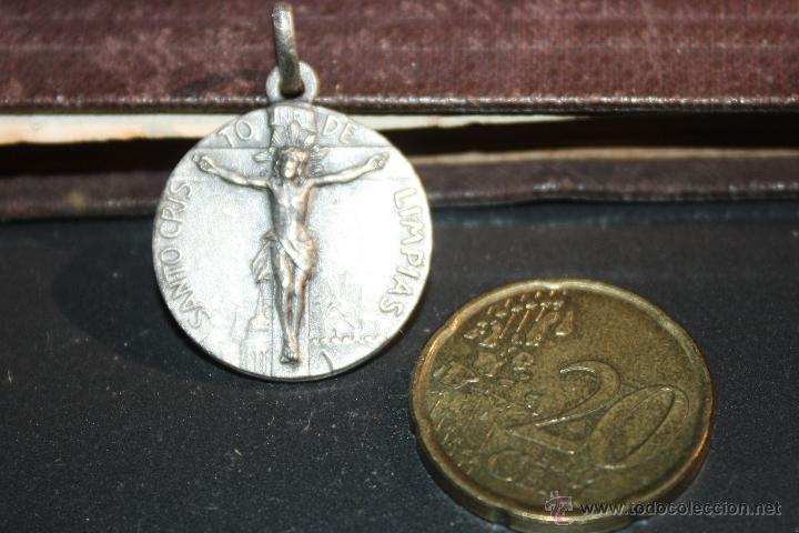 Antig&uuml;edades: MEDALLA RELIGIOSA PARECE PLATA - Foto 2