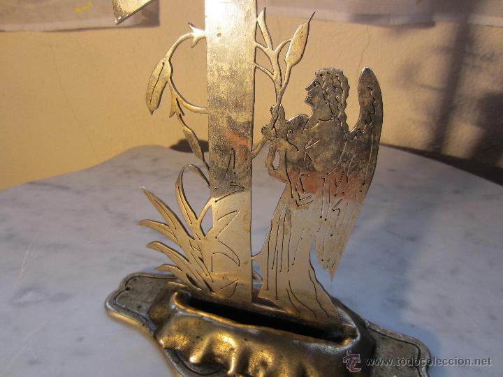 Antig&uuml;edades: cruz con angel - Foto 3