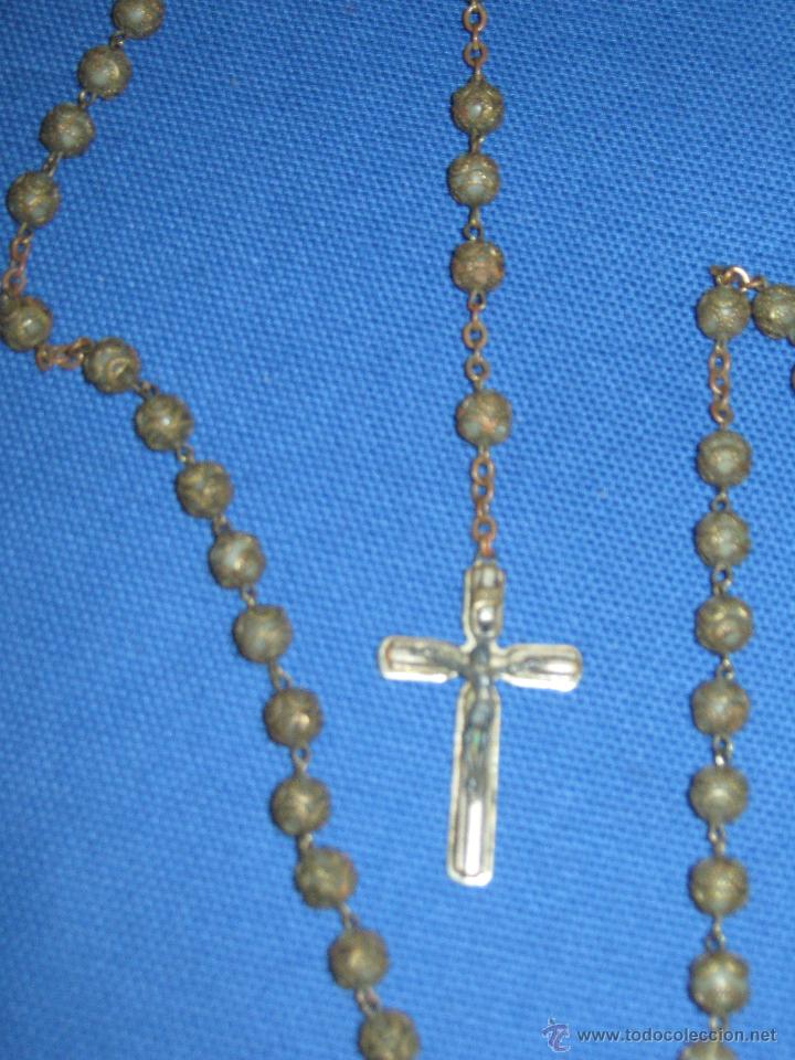 Precioso Rosario Con Cuentas De Bolas Recubiert Comprar Rosarios 