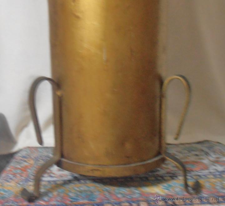 Antig&uuml;edades: PARAGUERO DE HIERRO DORADO - Foto 3