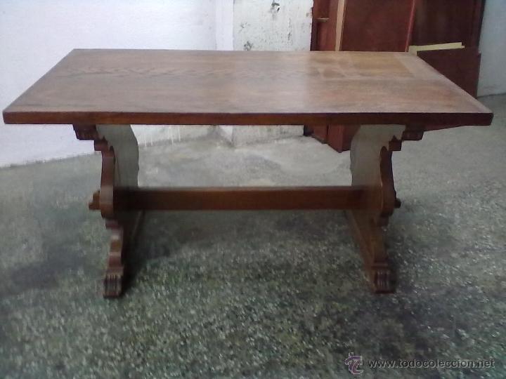 Antig&uuml;edades: MESA DE ROBLE MACIZADA - Foto 1
