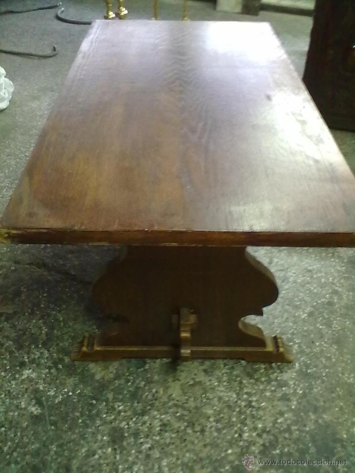 Antig&uuml;edades: MESA DE ROBLE MACIZADA - Foto 4