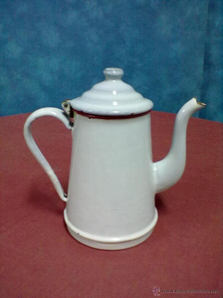 Antig&uuml;edades: CAFETERA HIERRO ESMALTADO - Foto 2