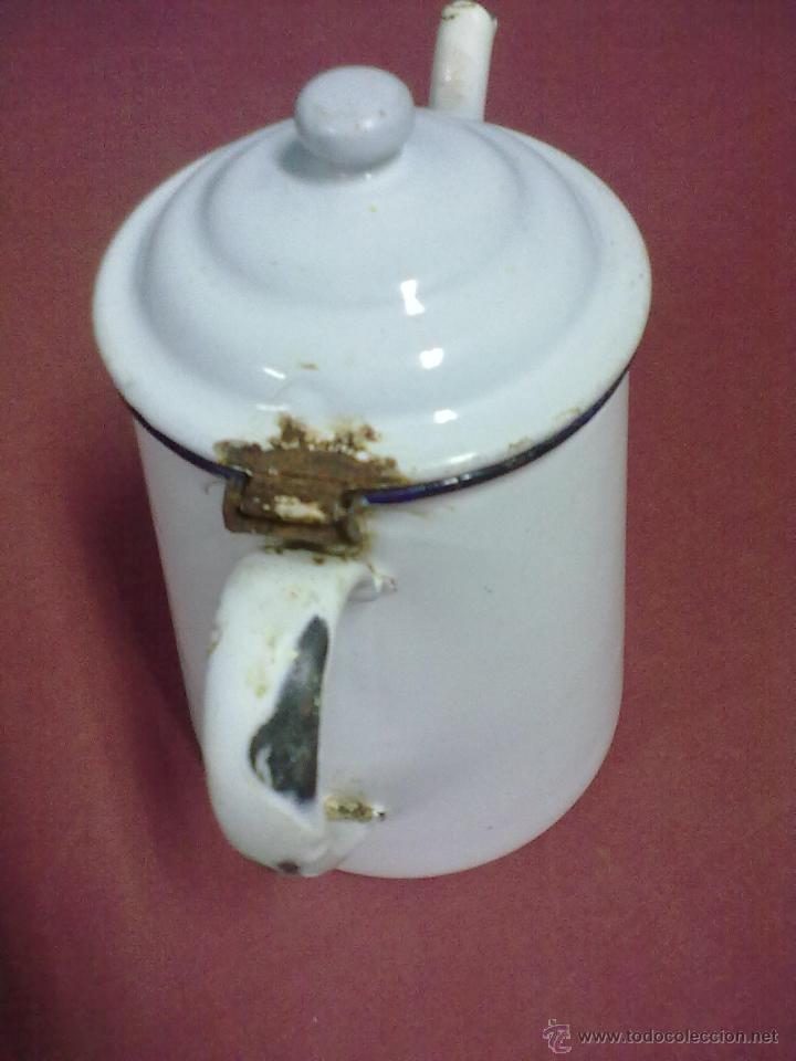 Antig&uuml;edades: CAFETERA HIERRO ESMALTADO - Foto 2