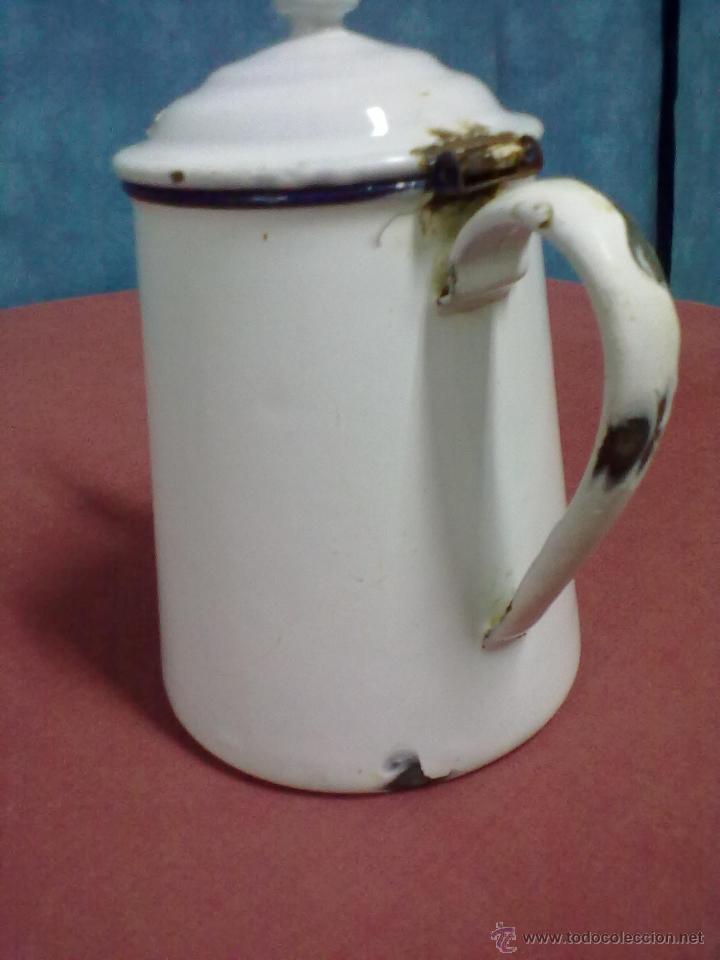 Antig&uuml;edades: CAFETERA HIERRO ESMALTADO - Foto 3
