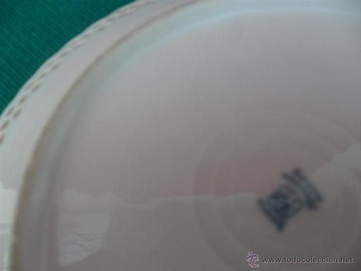 Antig&uuml;edades: plato de porcelana frutas - Foto 2