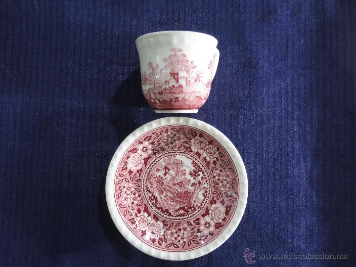 Antig&uuml;edades: TAZA Y PLATO DE CAFE - Foto 1
