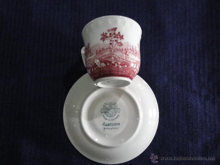 Antig&uuml;edades: TAZA Y PLATO DE CAFE - Foto 2